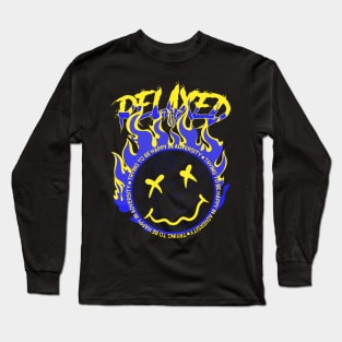 Relaxed fire emoji Long Sleeve T-Shirt